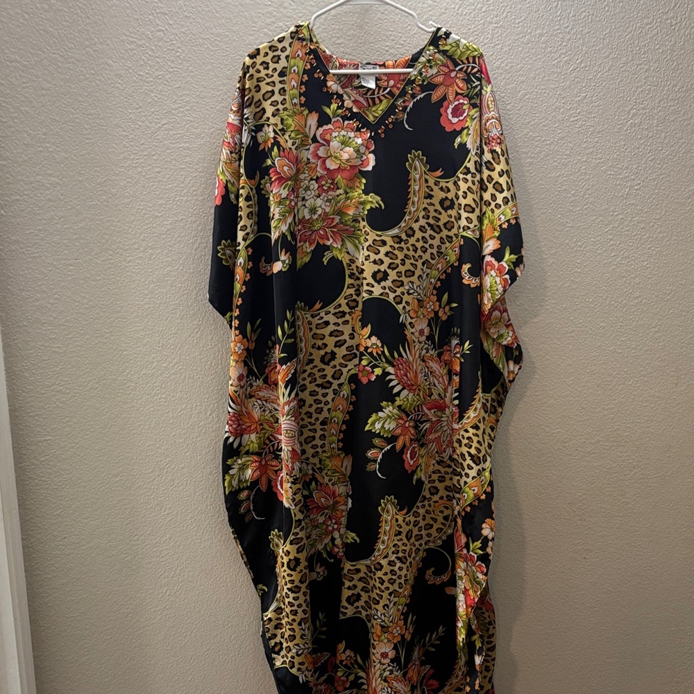 Leopard Print Kaftan - Picture 1 of 4